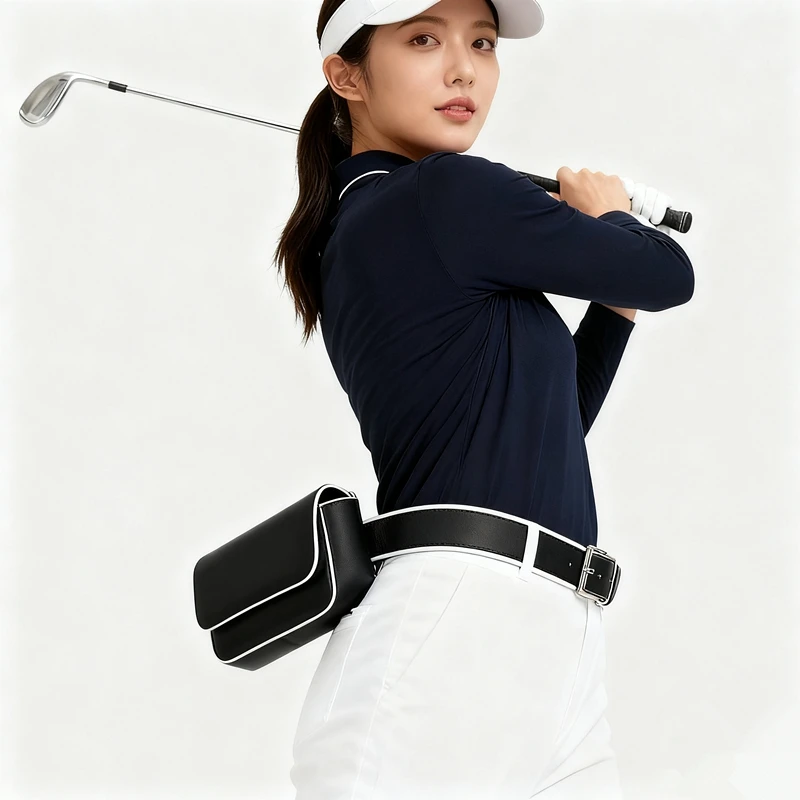 

Golf Bag, New Arrival Women's Fashionable Sports Belt Outdoor Leisure Golf Waist Bag Crossbody Bag Rangefinder Handbag 골프백 캐디백