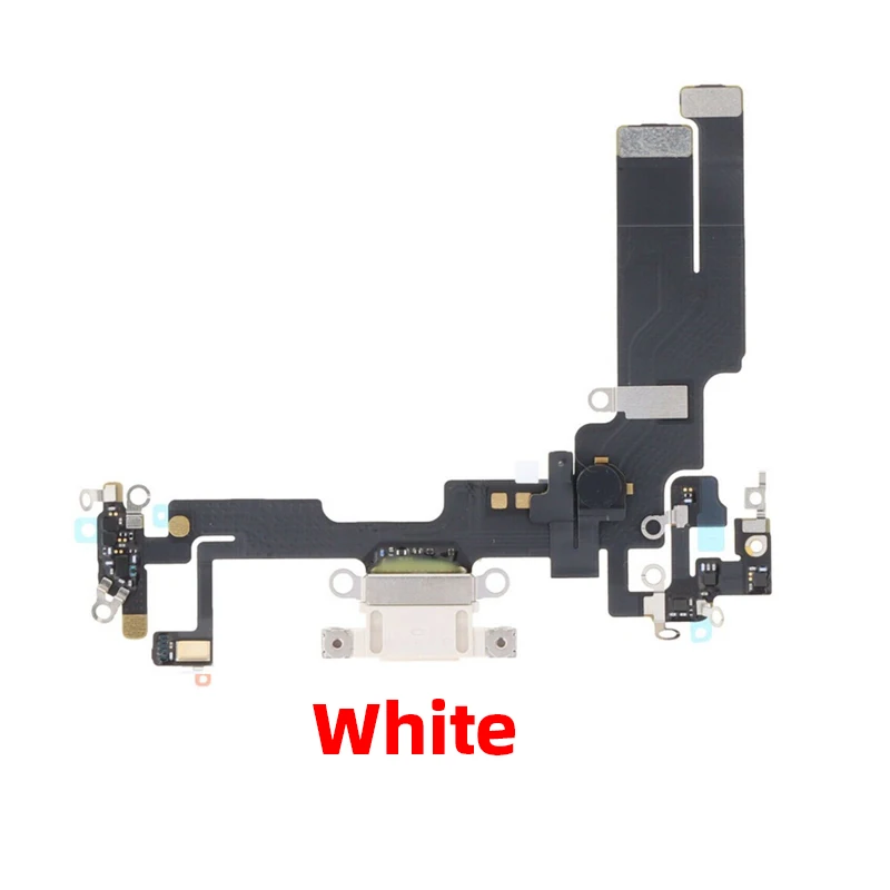 Original For iphone 14 Charging Port Flex Microphone Mini USB Charger Dock Connector Repair Replacement Parts