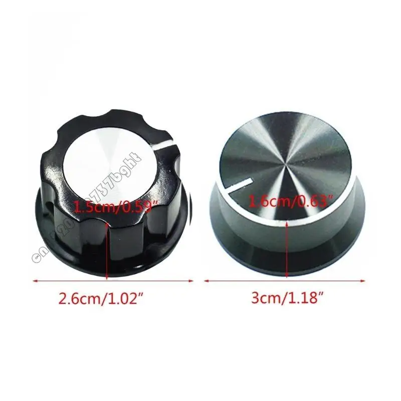 Potentiometer Rotary Switch Cover Replacement Electronic Knobs Volume Control Switch Equipments Accessories 4XFB