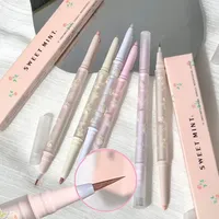 Double Tip Aegyosal Pencil Highlighter Matte Eyeliner Waterproof Lasting Arrow Liner Pen Glitter Shading Eyeshadow Korean Makeup