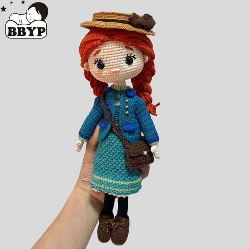 

Handmade Knitting Doll Annie Girl Crochet Dolls For Home Accessories Craft Toy Ornaments