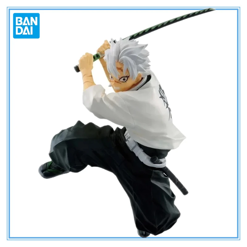 In Stock BANDAI Banpresto Shinazugawa Sanemi Demon Slayer Vibration Stars Series Anime Figure Collectible Model Toys Gifts