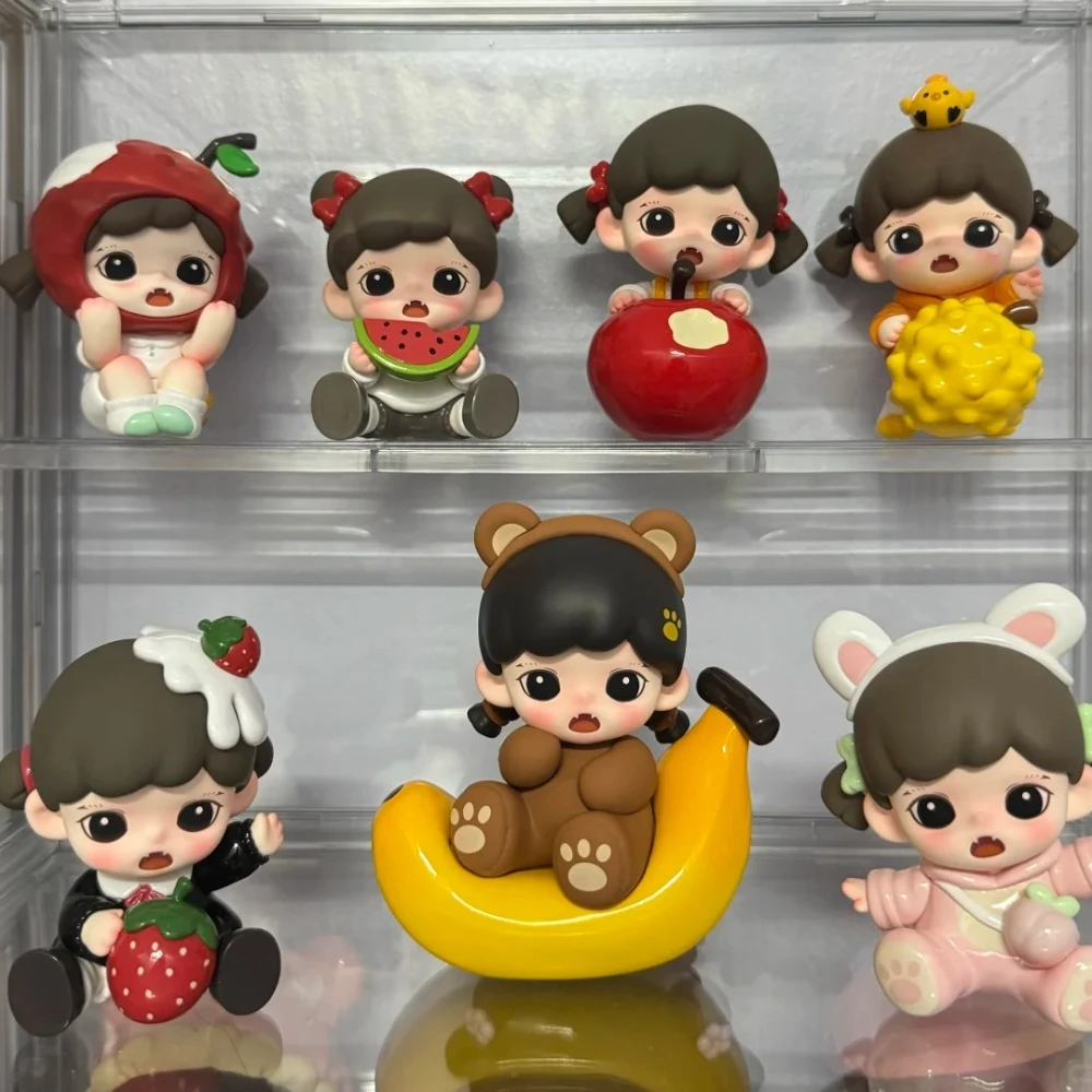 

Детские Z랄 I Love Fruits Series слепая коробка мини-коллекция настольное украшение аниме фигурки Kawaii сюрприз таинственный подарок на день рождения