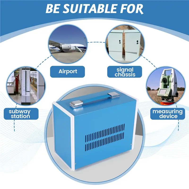 A84E-Outdoor Indoor Electronic Module Metal Instrument Housing Electronics Enclosure Box Junction Box Enclosure Project Case