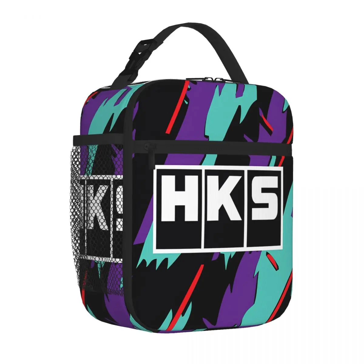 Bestselling Hks Striped Insulated Tote Business Commute Food Storage Bag