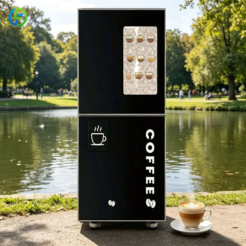 Automatic Smart Commercial Combo Self Coffee Vending Machine Versatile Space-Saving Coffee Vending Machine FL Customized