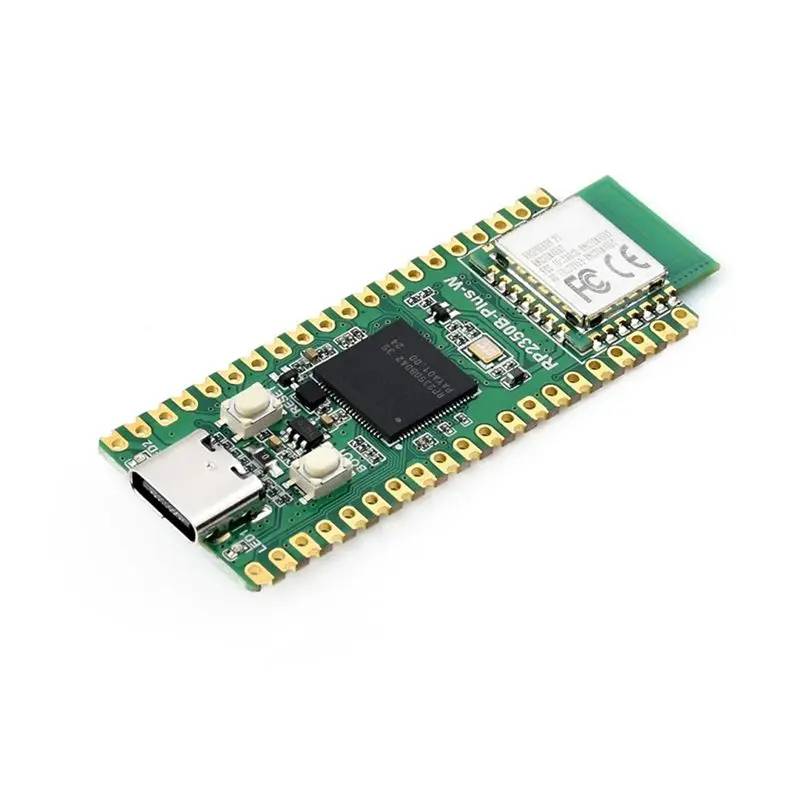 Carte de développement A53M-For Raspberry Pi compatible RP2350B-Plus-W avec module radio Wi-Fi 4 intégré, Bluetooth 5, 2 ports