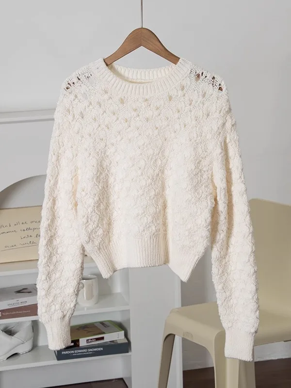 

Корейский матовый цвет, круглый вязаный свитер Ne Long Sve, женский шерстяной мягкий топ без рукавов для девочек, свободный крой