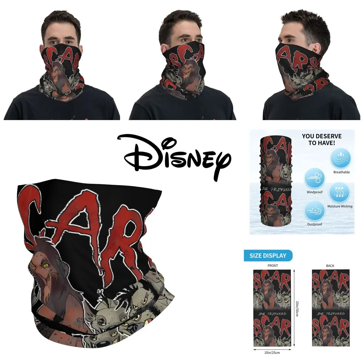 

Великолепная бандана в виде короля льва, шейный платок, шарф для мотокросса, унисекс, для взрослых, зима