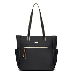 2025 New Oxford Cloth Shoulder Bag Women's Commuter Office Large Capacity Tote Bag Women's Bag New Large