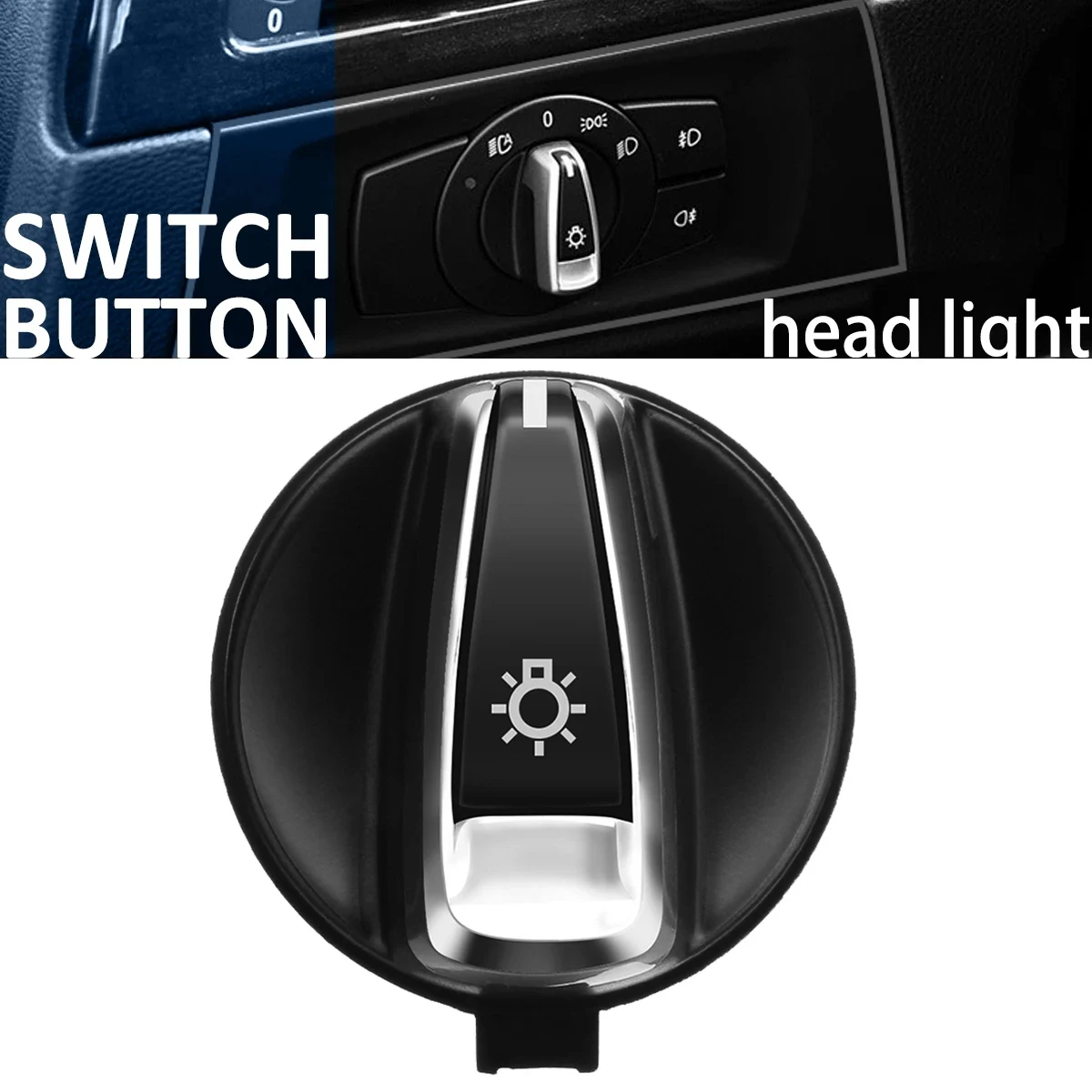 for BMW 3-SERIES E90 E91 LCI X1 E84 E88 E82 Front Headlight Switch Rotation Button 9169405 61319169405