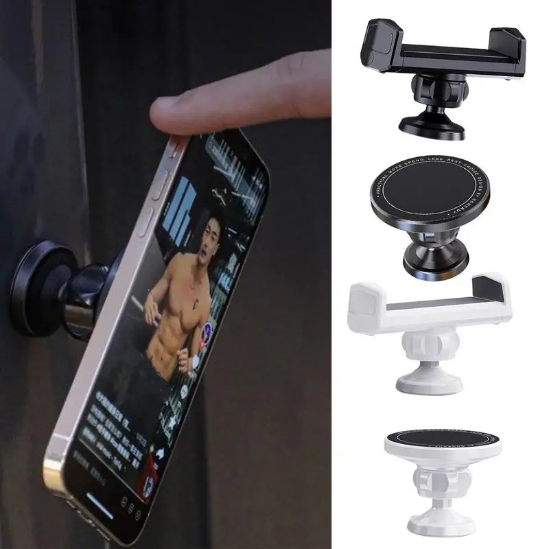 Gym Mate Magnetic Phone Mount &Double-sided Magnetic Suction Phone Holder for MagSafe. Shoot Hands-Free Videos While Working Out