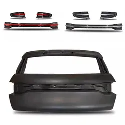 Body Kit Rear car trunk Lid LED Taillight Through lamp Assembly for Porsche Macan 2014-22 Tail deck lid Trunk cover