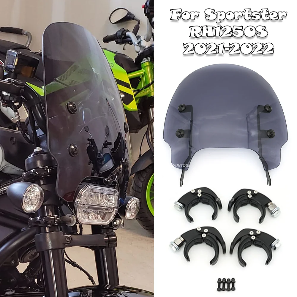 

Sportster S 1250 Accessories Windscreen For Harley Sportster S Sportster1250S RH1250 RH1250S 2021-2022 Front Deflector