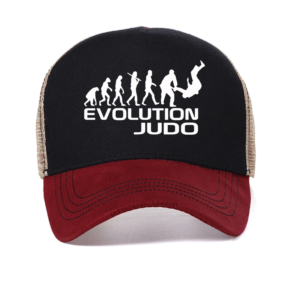 

Evolution of Judo print baseball cap summer fashion casual sport hat Harajuku snapback hat adjustable Breathable trucker hats