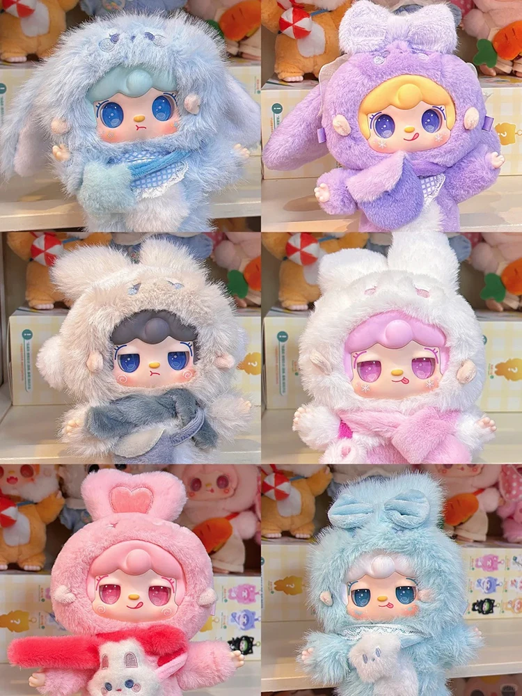 Genuine Yooki Yangyang V3 Warm Rabbit Series Vinyl Plush Blind Box Figure Cute Doll Collect Desktop Decortion Girl Birthday Gift