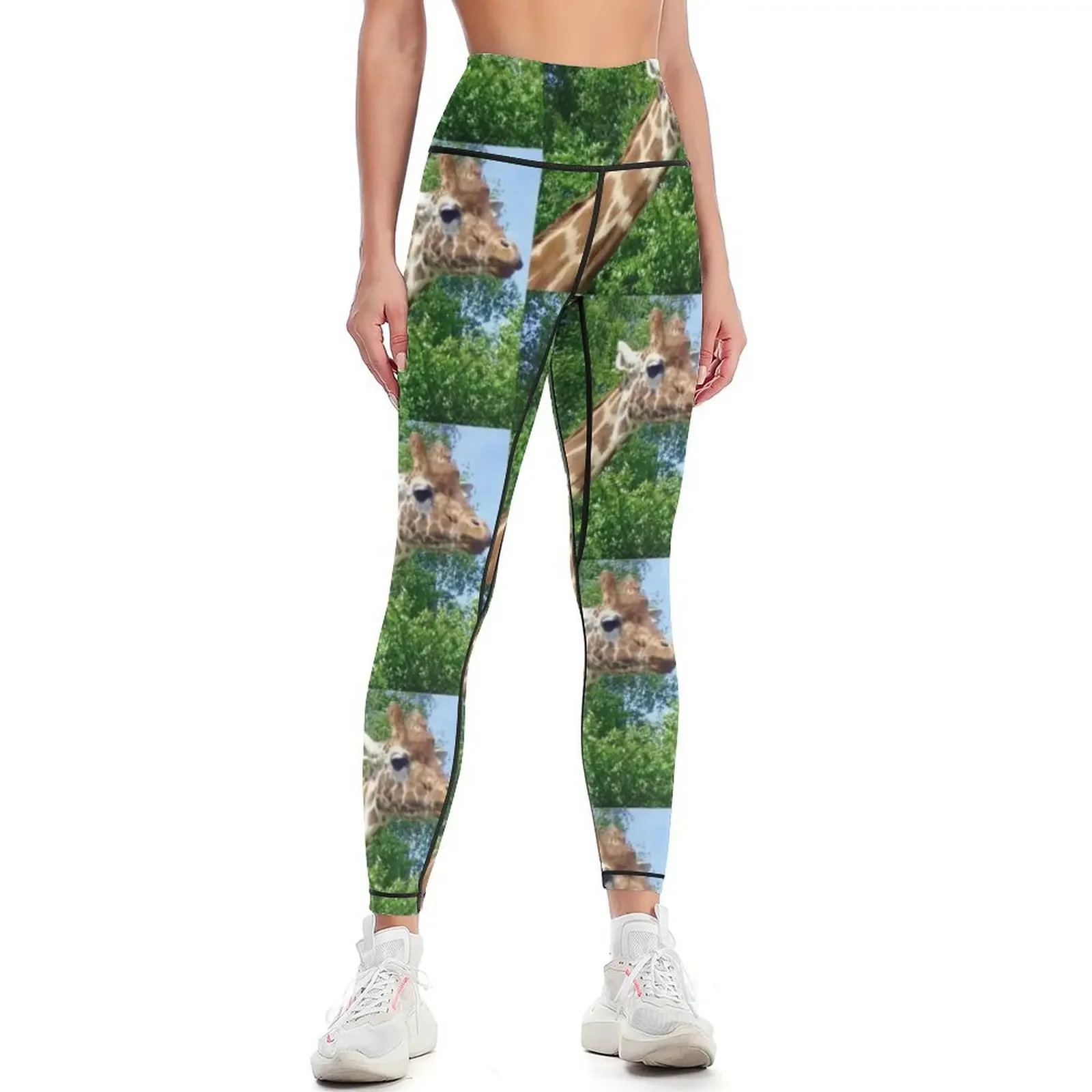 Giraffe Leggings Women's push up sports shirts gym Women's sportswear Sports pants woman Womens Leggings