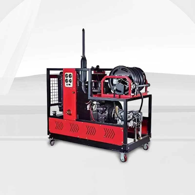 Diesel-Vierzylindermotor, 110 PS, extra großer Durchfluss, 130 l/min, Pipeline-Baggermaschine, 1200 mm Pipeline, gewerbliche Nutzung, Wasserwäsche