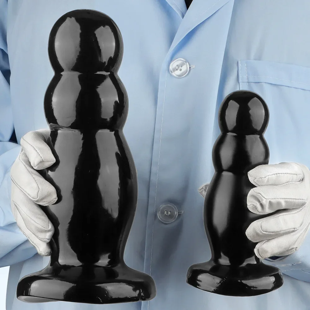 Oversized Black Anal Plug 9cm Giant Dildo Anal Plug Fisting Supplies Oversized Oversized Super Thick Men Men Loose Anal Toys