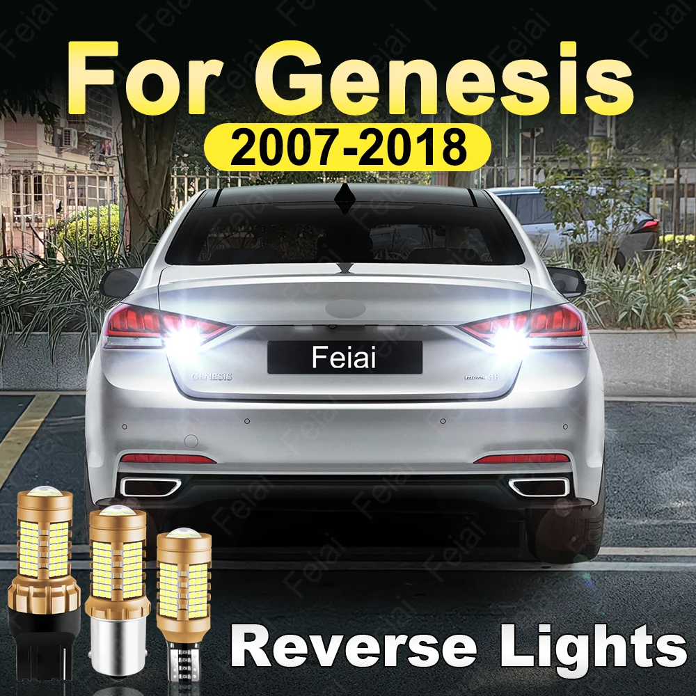 

Светодиодные фонари заднего хода для Hyundai Genesis 2008 2009 2010 2011 2012 2013 2014 2015 2016 2017, тюнинговые аксессуары, светодиодная лампа заднего хода