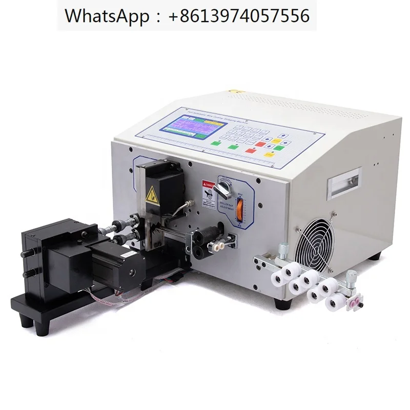 

EW-07B Automatic Patch Cord Cable Wire Cutting Stripping Wire Twisting Machine EASTONTECH Bilingual 420*390*280mm 83-167pcs/min