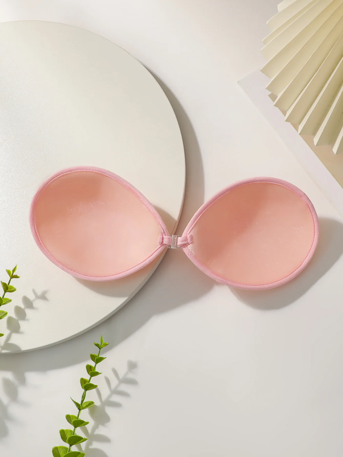 Women's chest patches gather, big chest highlights small nipple patches wedding suspenders invisible reusable bra JA2329