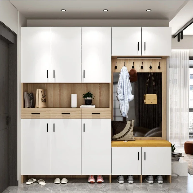 BALOM Walk In Wardrobe Closet With Rotating Shoe Rack Amoires Design