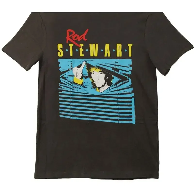 Vintage Rod Stewart Blinds Slim Fit Cotton Black S-234XL Unisex T Shirt CS520