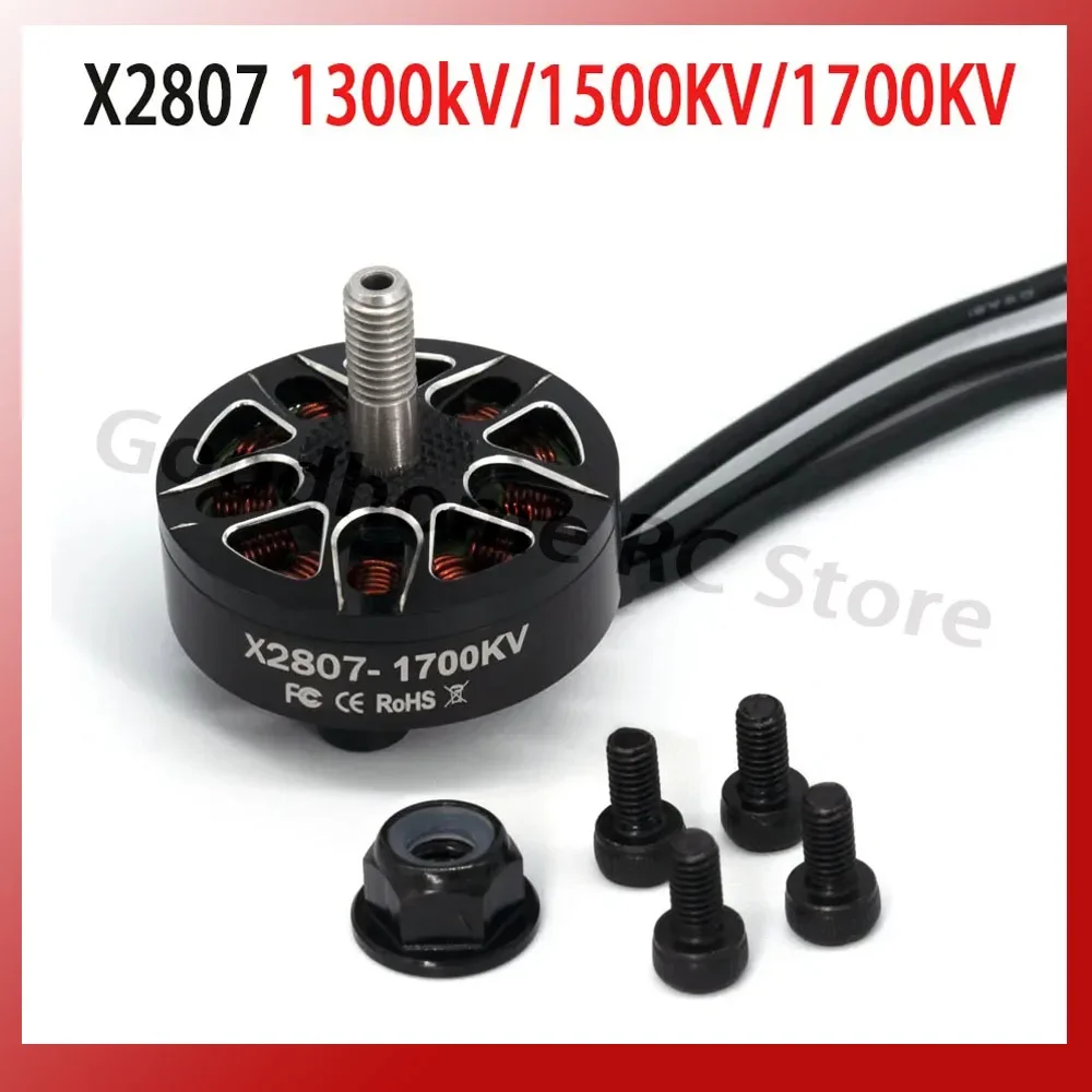 

E-power x2807 2807 motor 1300kv 4s 1500kv 1700kv 6s brushless motor for fpv freestyle 7 inch long distance lr7 drone diy parts