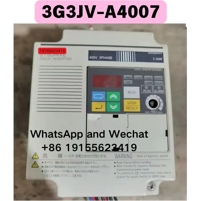 Used 3G3JV-A4007 Frequency converter Functional test OK Fast delivery