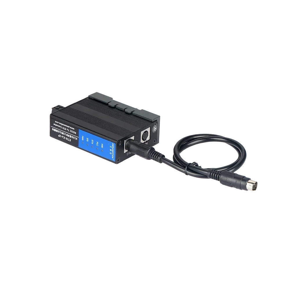 وحدة إيثرنت محول RS232 إلى ETH لنقل المنفذ التسلسلي XINJE XC/XD/XL PLC 6TCP 6UDP ETH-XJ-2P