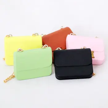 Moda zincir çanta 1/6 bebek aksesuarları bebek çanta bayan deri çanta çanta aksesuarları Dollhouse çocuk oyuncakları