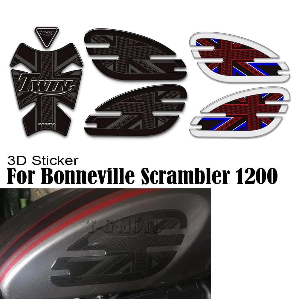 

Tank Pad Side Fuel Protector Stickers For Triumph Bonneville Scrambler 1200 Thruxton R RS T100 T120 Street Cup Speed Twin Bobber