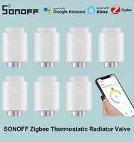 1-5PCS SONOFF TRVZB Zigbee Thermostatic Radiator Valve Smart Home EWeLink App Remote Control Works With SONOFF ZB Bridge-P