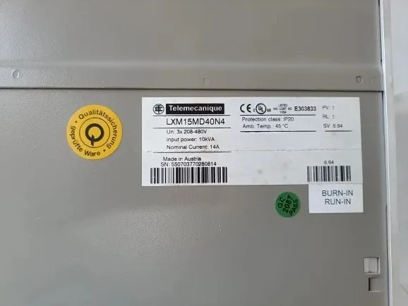 

Used For Schneider LXM15MD40N4 Servo Drive