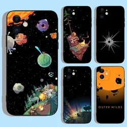 Outer Wilds Game  Phone Case For Apple iPhone 15,14,13,12,11,XS,XR,X,8,7,Pro,Max,Plus,mini Silicone Black Cover