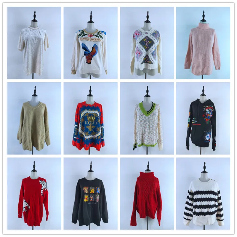 

Warm Casual Commute Vintage Sweater Unique Design Not Repeating Faionable Versatile Polyester Fiber Long Sve round Ne