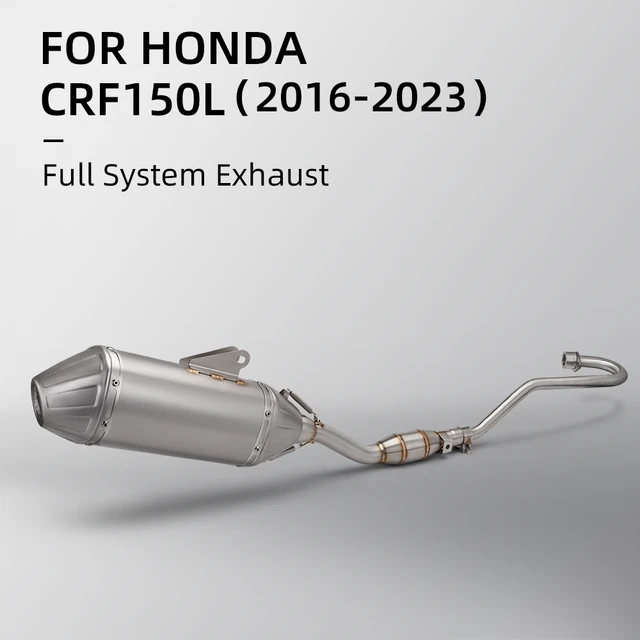 For honda CRF150 exhaust CRF150L exhaust muffler high performance CRF150  full exhaust system 2016-2023 - AliExpress