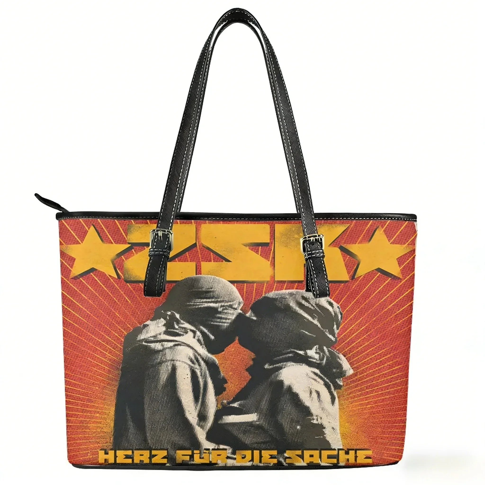 ZSK German Berlin Skateboard Punk Band Custom Handbag Womens Mens Tote Bag Shoulder Bag Business Leather Purse Travel Bag Gift