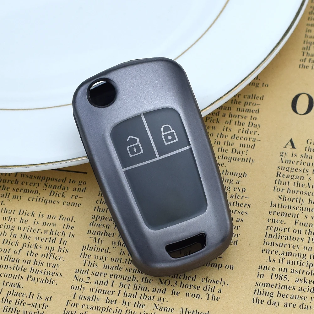 TPU Flip Key Fob Cover for Vauxhall Opel Corsa Astra J Mokka Insignia Chevrolet Cruze Trax Aveo Malibu Captiva Sail Key Chain