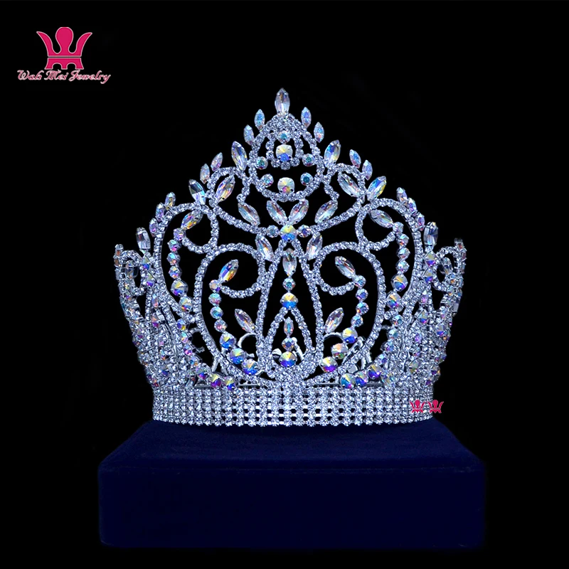 

02164 Gorgeous Large Shining Tiara Miss Beauty Queen Princess Hairwear Accessories For Party Prom Night Clup Pageant Crowns