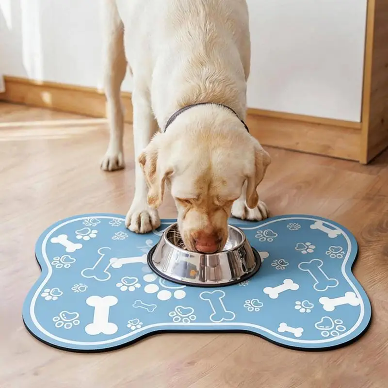 Waterproof Diatomaceous Mud Pet Placemat For Food And Water Bowls Quick Drying Non Slip Mats For Dogs And Cats Meal Area