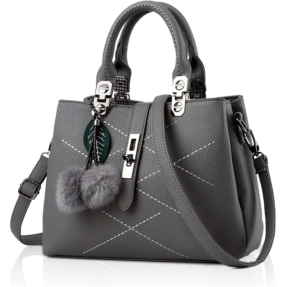 

Elegant Women's Shoulder Crossbody Bag With Hanging Decorations Top Handle Handbags Luxury Bags Designers Tote Bag Purses