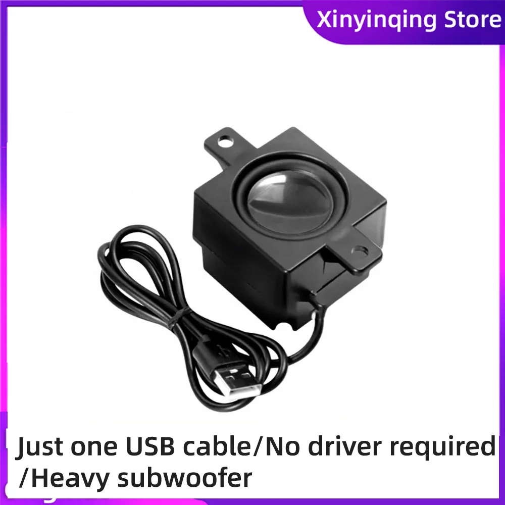 XYQ USB mini speaker horn computer Mini Portable speaker power amplifier stereo can be used for Raspberry Pi5