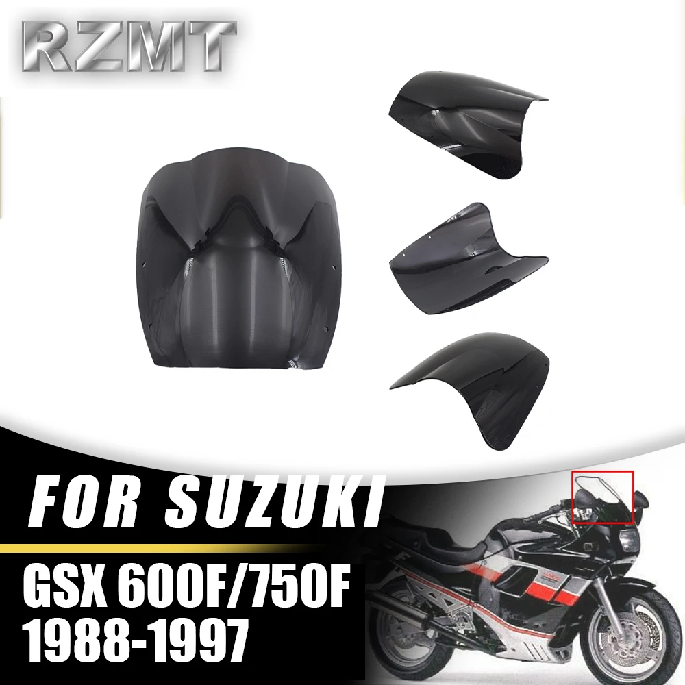 

Front Double Bubble Wind Deflector Windscreen For SUZUKI GSX-600F GSX-750F KATANA 1988-1997 Motorcycle Accessories Windshield