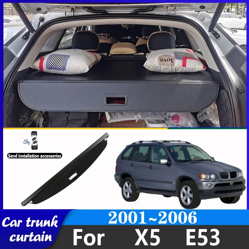 

Автомобильная занавеска для багажника BMW X5 E53 MK1 2001 2002 2003 2004 2005 багажник занавеска для багажа Противоударный роскошные автомобильные аксессуары коврик