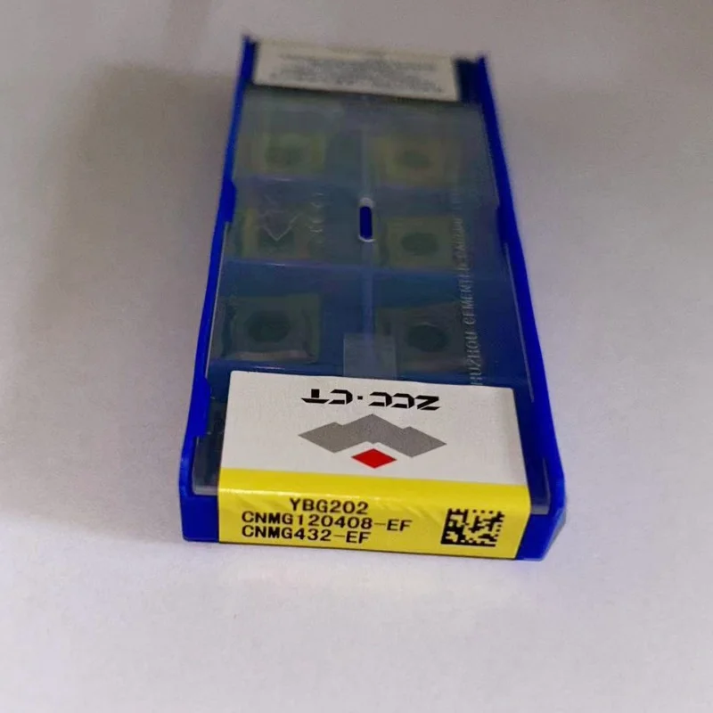 

CNMG120404-EF YBG202/CNMG120408-EF YBG202/CNMG120404-EF YBG205/CNMG120408-EF YBG205 твердосплавные пластины для токарных лезвий с ЧПУ 10 шт.