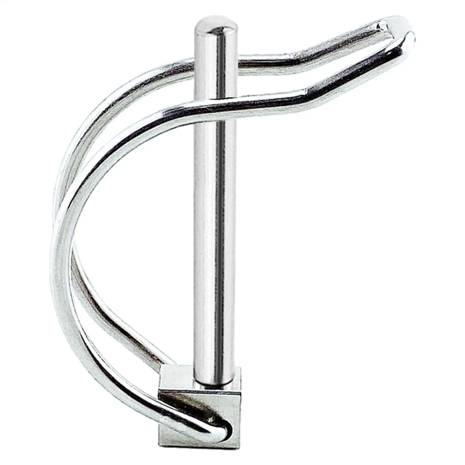 316 Stainless Steel Shaft Locking Pin Trailer Safety Pin Heavy-Duty Safety Coupler Pin D Type Safety Spring Pin For Farm Trailer