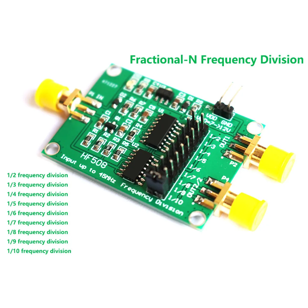 100Hz~12Mhz 100Hz~45Mhz Frequency Division