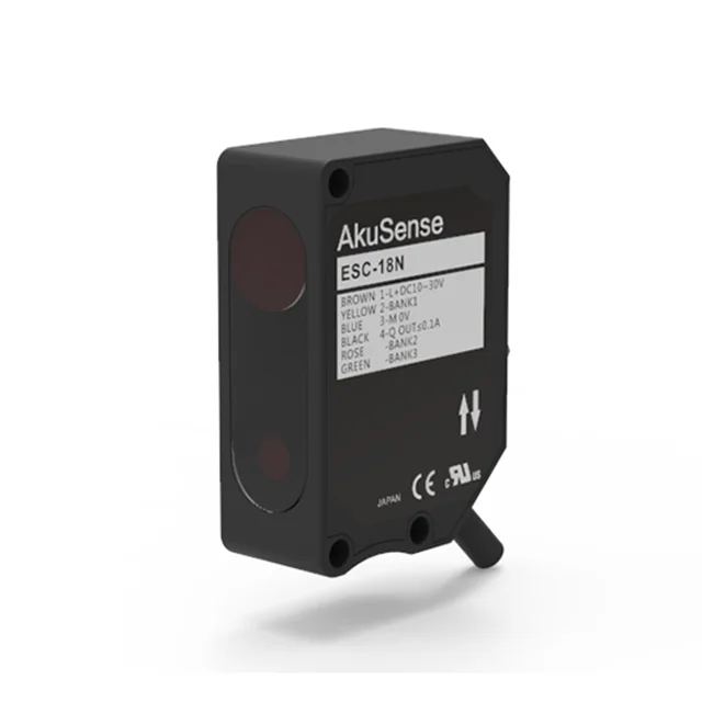 

Packaging machine Label color detection 10-30V DC industrial colour sensor photoelectric color mark sensor